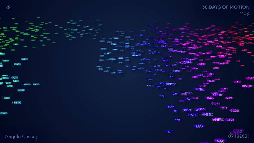 Day 28 - Map- 30 Days of Motion - July 18, 2021